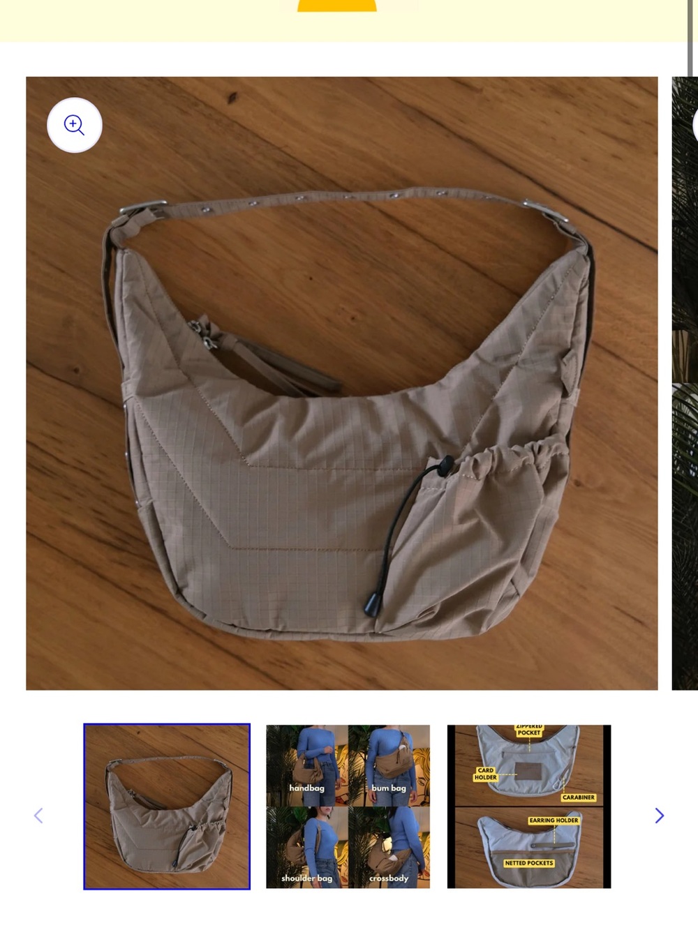 The Analog Co- convertible crossbody bag- Medium Utility Bag - Chai